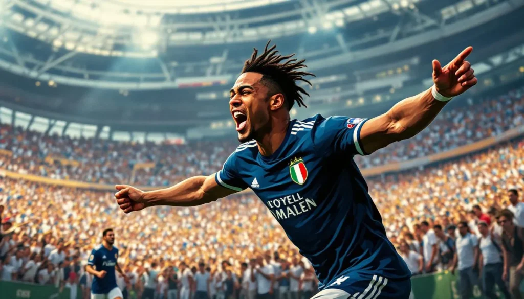 Malen's Hat-Trick Sinks Pisa in Comprehensive Roma Victory